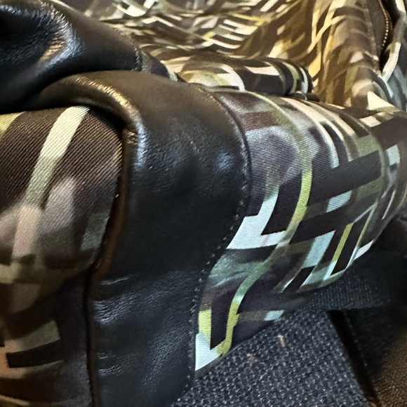 Fendi Unisex Multicolor Camouflage FF Backpack Nylon - Picture 7 of 17